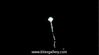 6.5M Glowing Star With 16M 240 LED Rainbow Kite Tail.