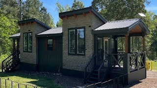 Amazing Unique Platinum Cottages with Stone Accent Exterior