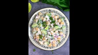 Chickpea Salad with Yogurt Dressing