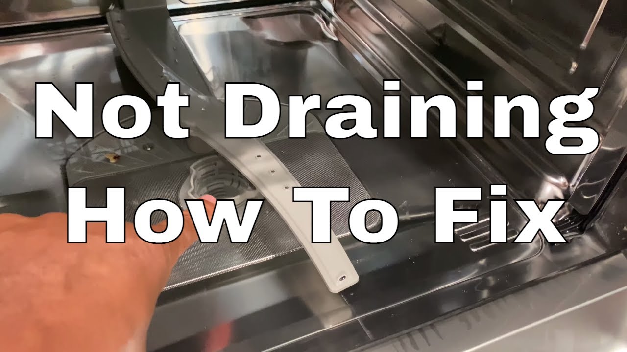 Bosch Dishwasher Not Draining Properly - How To Fix - YouTube