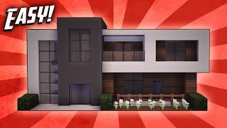 Minecraft: How To Build A Small Modern House Tutorial (#13)