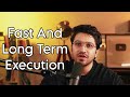 Fast And Long Term Execution By Aman Dhattarwal | @Hustlersbay