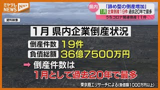 企業倒産、1月として過去最多19件に…新型コロナ貸付金の返済や“諦め型”の倒産増える