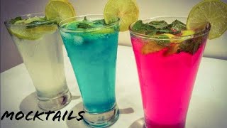 3 Mocktails | Refreshment drinks | Easy quick best mocktails