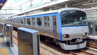 【設置完了】相鉄10000系10706F 快速横浜行きﾎｰﾑﾄﾞｱ稼働前の和田町駅通過【過渡期】