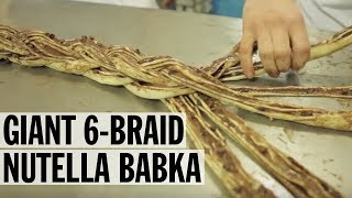 Breads Bakery's MASSIVE 6-Braid Chocolate Nutella Babka | Food Network