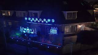 Kerst lichtshow Noordwijk- Let it go