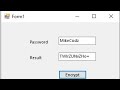 How to Encrypt a String Winform - VB.net