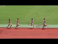 2016西日本インカレ・女子800m予選2組