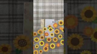 【ミニコラージュ】ひまわり🌻｜夏のコラージュ｜３穴バインダー｜ASMR