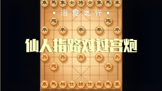 仙人指路对过宫炮，黑棋开局平稳，中局亏棋，看不到棋，最后输了