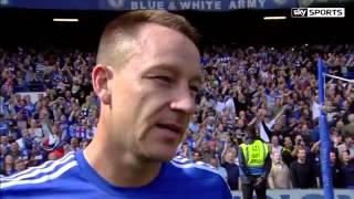 Chelsea Vs Crystal Palace 1 0   John Terry Interview After Winning Premier League   May 3 2015   HD