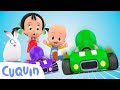 The big balloon cars race 🎈🚘 Learn about vehicles and much more with Cuquin