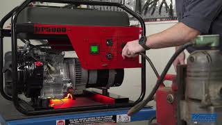 Winco Portable Generator Startup