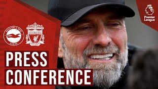 Jürgen Klopp's pre-match press conference | Brighton vs Liverpool