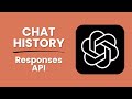 Build an AI Chatbot That Remembers Conversations (OpenAI Responses API)