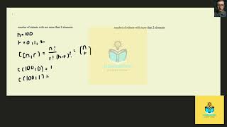 [Math] How many subsets with more than two elements does a set with 100 elements have?