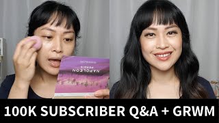100K Subscriber Q&A + Makeup Routine (GRWM) | Lab Muffin Beauty Science