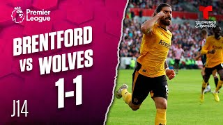Highlights & Goals: Brentford vs. Wolverhampton 1-1 | Premier League | Telemundo Deportes