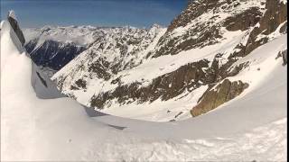 Pas de Chevre in Powder with Avalanche