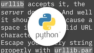 urlib.request.urlopen not accepting query string with spaces