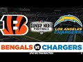 Cincinnati Bengals vs Los Angeles Chargers LIVE NFL Scoreboard, Play-By-Play, Highlights, Reaction