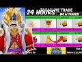 Trading EVERY Permanent Fruit for 24 Hours in Blox Fruits! (Part 1)