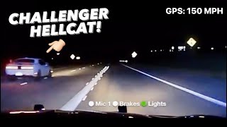 HELLCAT CHALLENGER TAKES ARKANASA STATE POLICE ON 150 MPH HIGH SPEED CHASE!!!