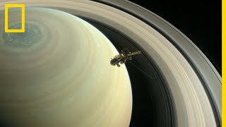 La sonde Cassini se précipite sur Saturne