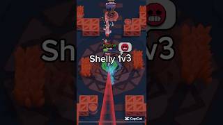 Shelly 1v3 #gaming #brawlstars #1v3