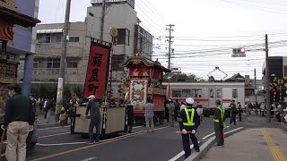 上野天神祭 （だんじりの搬入）上野市駅前からだんじり会館 2021