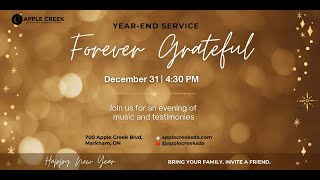 Apple Creek Seventh-day Adventist Church - 2024 Year-End Service -  December 31, 2024