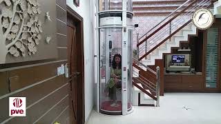 Pneumatic Vacuum Elevator(#PVE) | #Lift for Home with Seat #chandigarh #india | RoohkiHomeAutomation