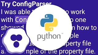 Properties file in python (similar to Java Properties)
