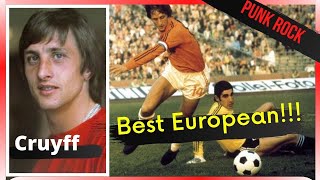 Best Football Skills European Player "Punk Rock" - Johan Cruyff