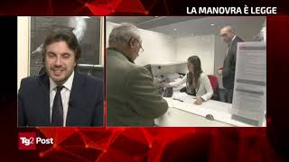 Francesco Silvestri ospite a Tg2 Post - Rai 2 - 29/12/2023