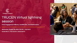 TRUCEN Virtual lightning session: Faculty Fellow and Graduate Student Development programs