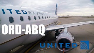 Trip report I United Airlines I  Economy I Chicago to Albuquerque I E175