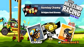 Hill climb Racing 2 | Beating Champ Boss Level Game Play