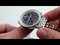 pre owned breitling montbrillant chronograph a4133012 b408 luxury watch review