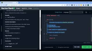 HackerRank : Camel case