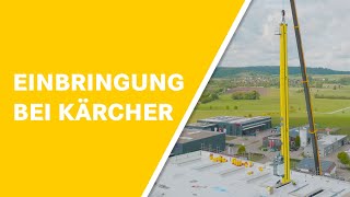 DAMBACH RBG Einbringung bei Kärcher