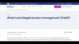 🔥 SailPoint PAM: An Honest Review | A Robust Solution for Privileged Access Management