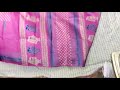 pure bishnupur katan silk saree with bp and silk mark tag