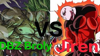 DBZ Broly VS Jiren/battle of rage vs calm and collected power