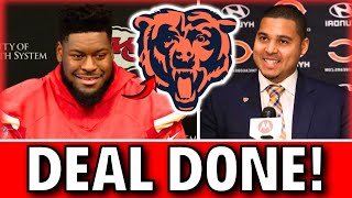 IT'S OFFICIAL! NO ONE EXPECTED IT! CHICAGO BEARS NEWS