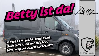 Sprinter 907 Camper Van Projekt! BETTY ist unser neuer, auf gehts! Hier die Vorstellung des Projekt