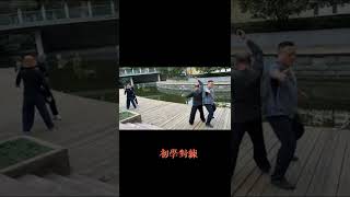 心意六合拳专业委员会心意六合拳上海长寿公园训练基地午后小练《对练》