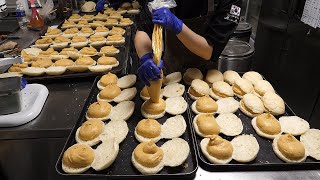 꾸덕한 콩크림빵, 생활의 달인 빵집 / Bean Cream Bread - Korean Street Food