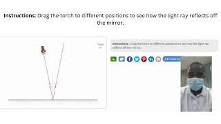 Light Reflection Simulation | Science Experiment | Virtual Lab Simulation